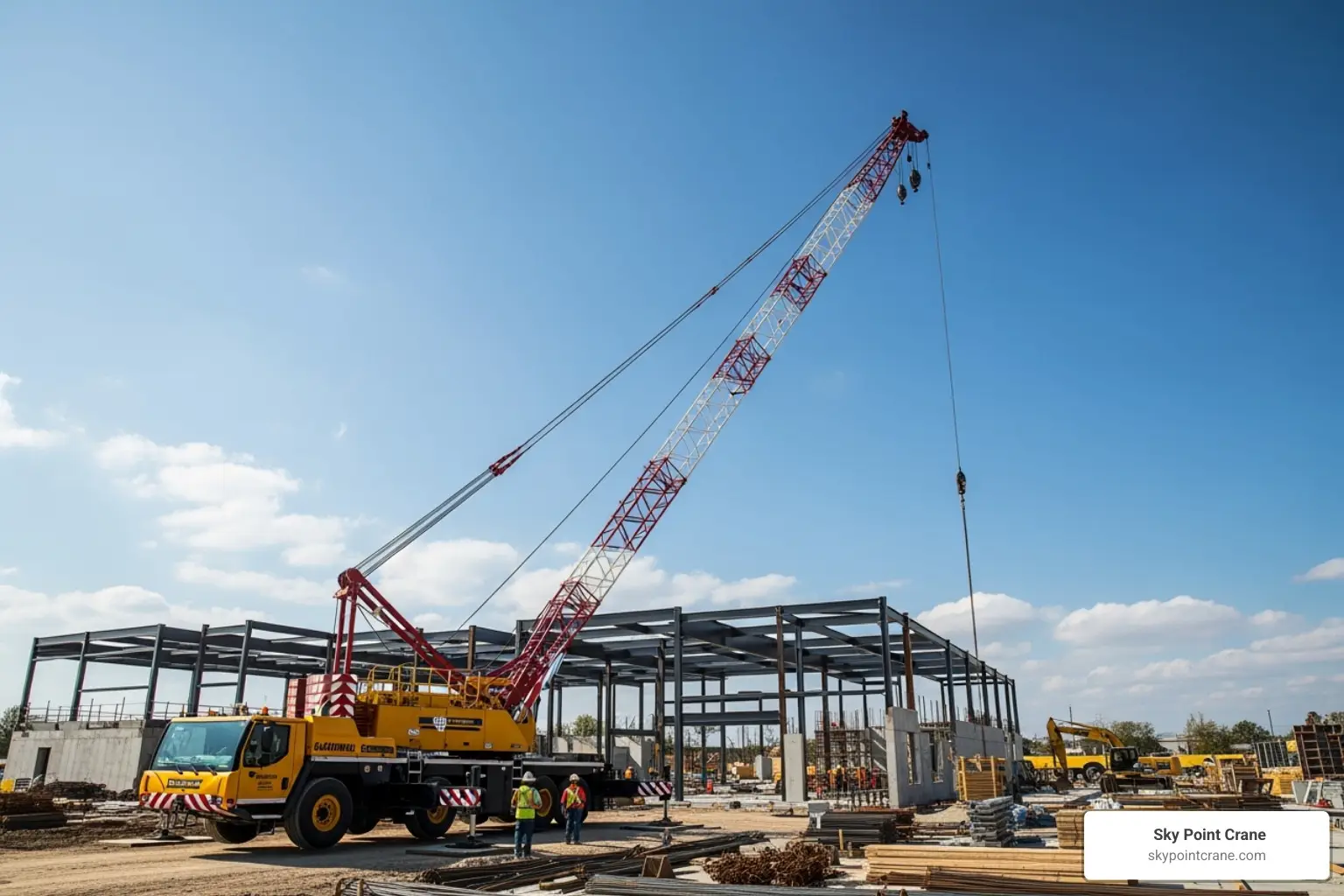 lattice-boom-truck-crane-guide-image | Sky Point Crane lattice boom truck crane