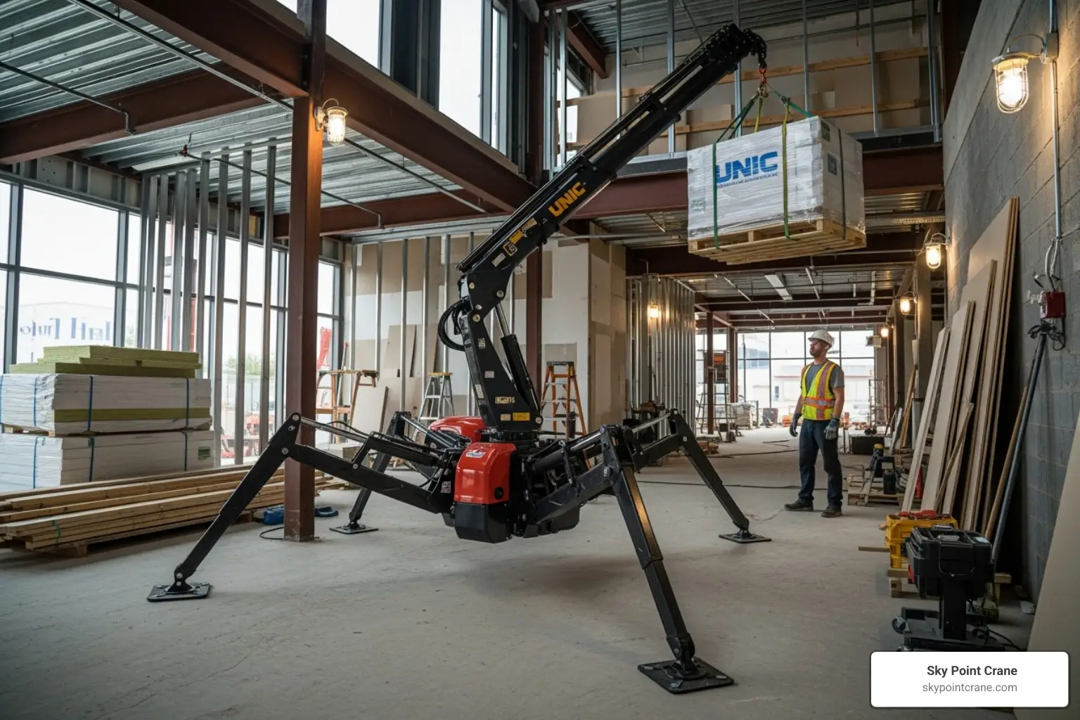 mini-spider-crane-ultimate-guide-image | Sky Point Crane mini spider crane