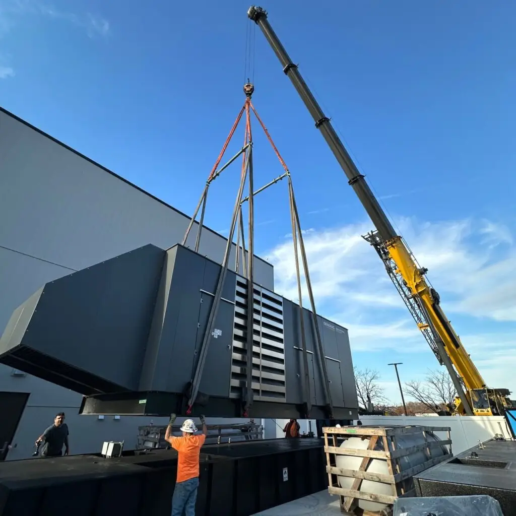 Large Generator at a datacenter near Grove City, PA