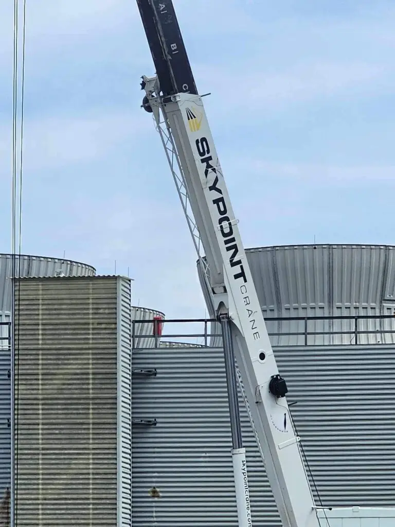 Cooling tower work at Handsome Lake Energy, located in Kennerdale, PA