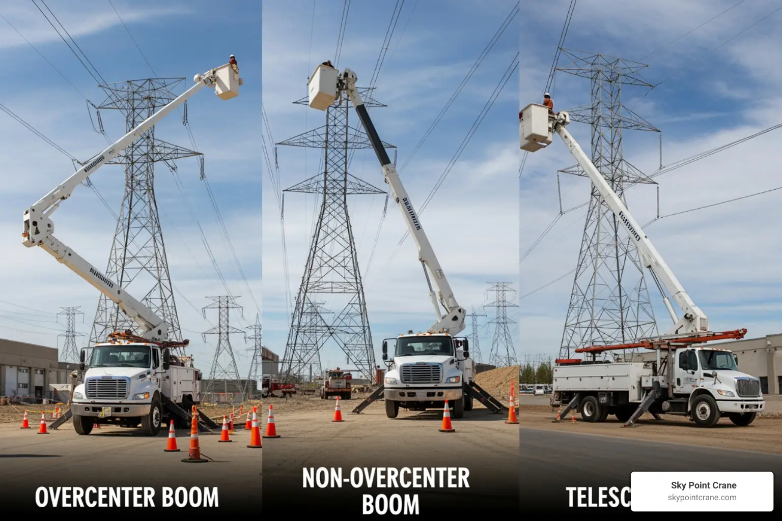 heavy-duty-bucket-truck-options-for-massive-projects-image | Sky Point Crane high reach bucket truck